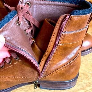 Mens Leather Dress Boots Size 9 Arizona Jean Company